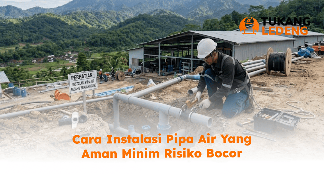 03 Cara Instalasi Pipa Air yang Aman Minim Risiko Bocor