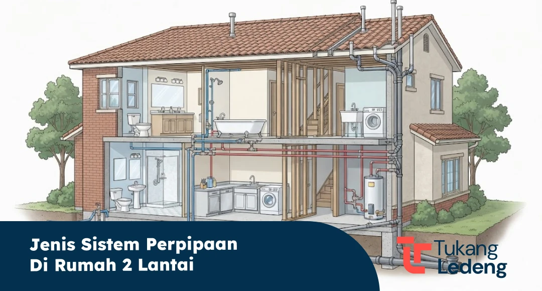 Jenis Sistem Perpipaan di Rumah 2 Lantai