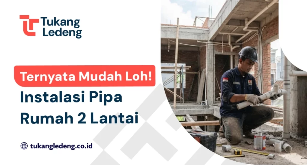 Ternyata Mudah Loh! Instalasi Pipa Rumah 2 Lantai