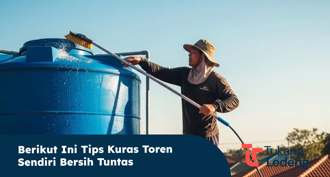 Berikut Ini Tips Kuras Toren Sendiri Bersih Tuntas