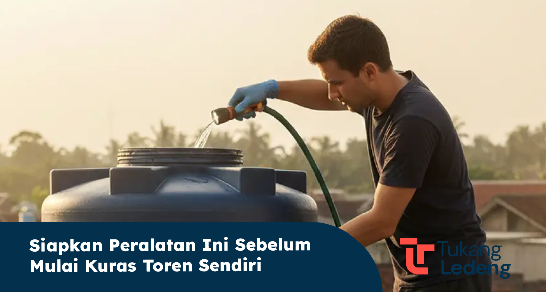 Siapkan Peralatan Ini Sebelum Mulai Kuras Toren Sendiri