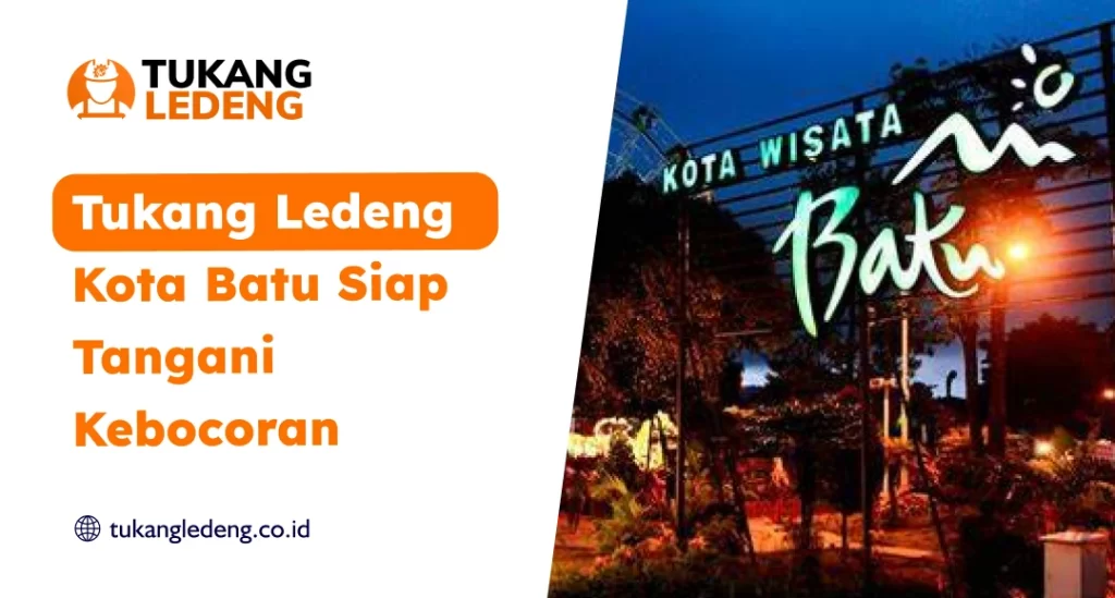 Tukang Ledeng Kota Batu Siap Tangani Kebocoran