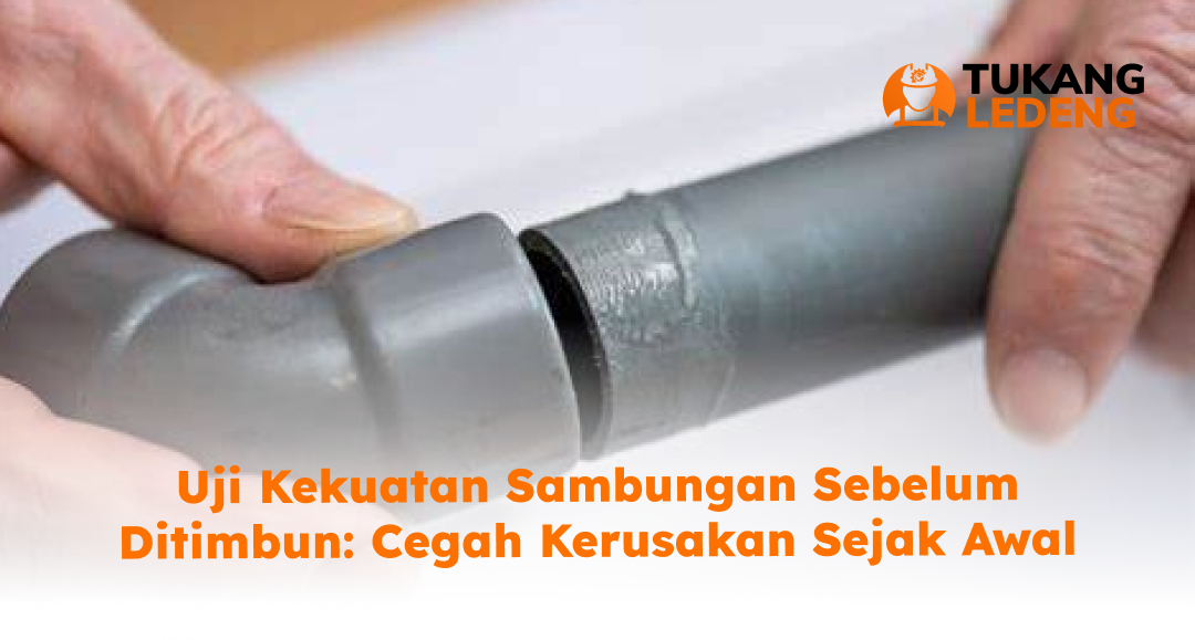 Uji Kekuatan Sambungan Sebelum Ditimbun: Cegah Kerusakan Sejak Awal