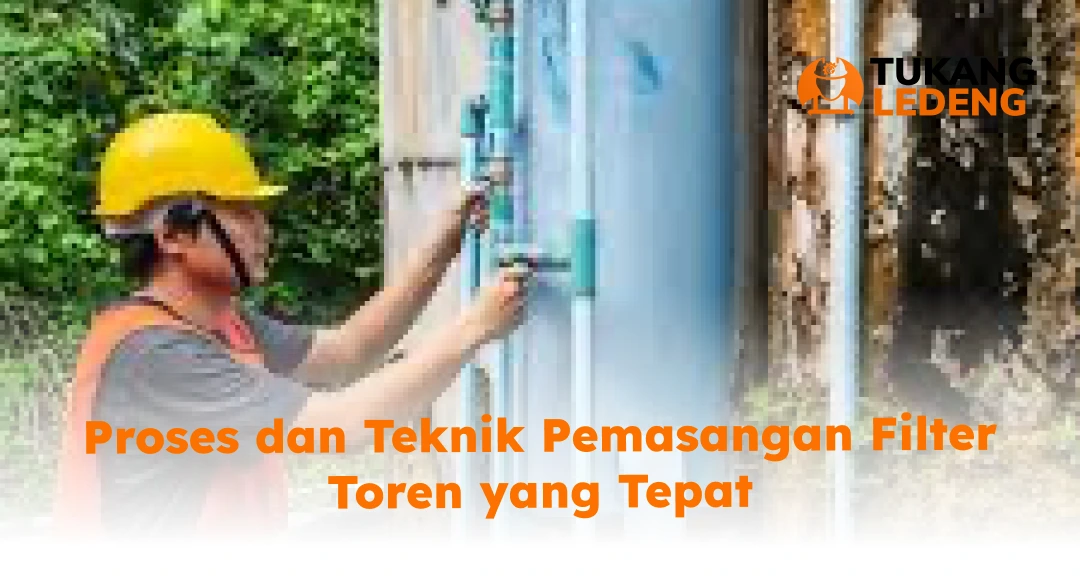 Proses dan Teknik Pemasangan Filter Toren yang Tepat