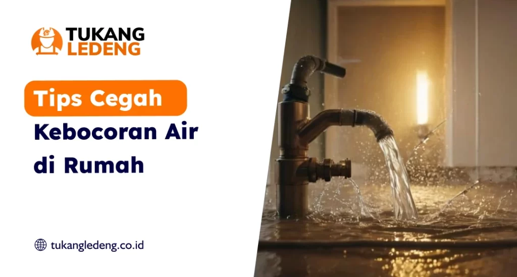 Tips Cegah Kebocoran Air di Rumah