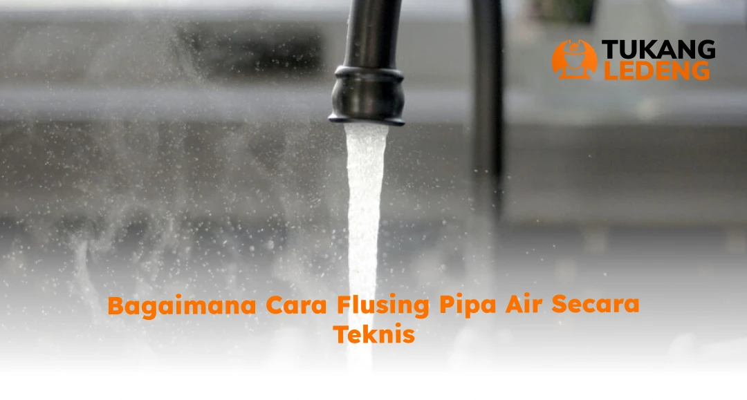 Bagaimana Cara Flusing Pipa Air Secara Teknis