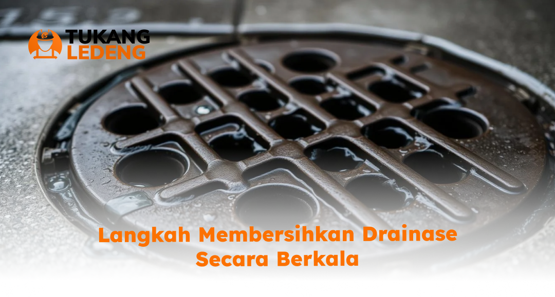 Langkah Membersihkan Drainase Secara Berkala