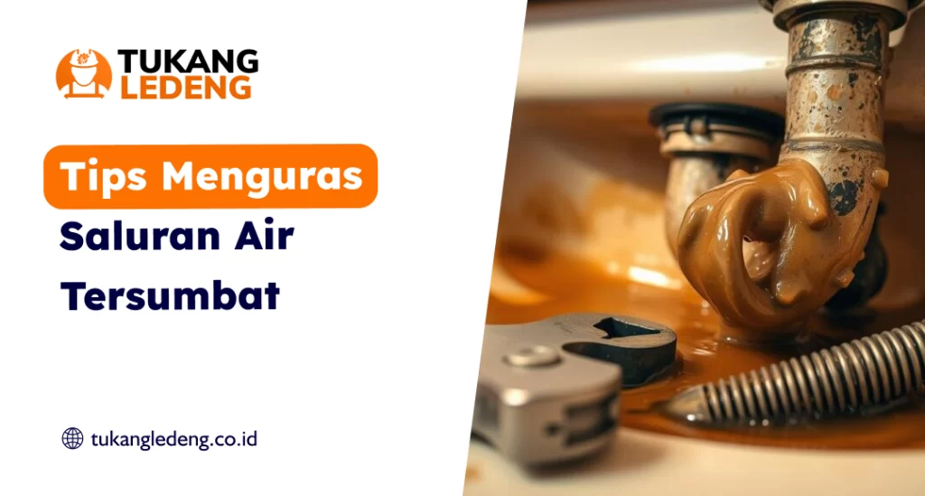 Tips Menguras Saluran Air Tersumbat