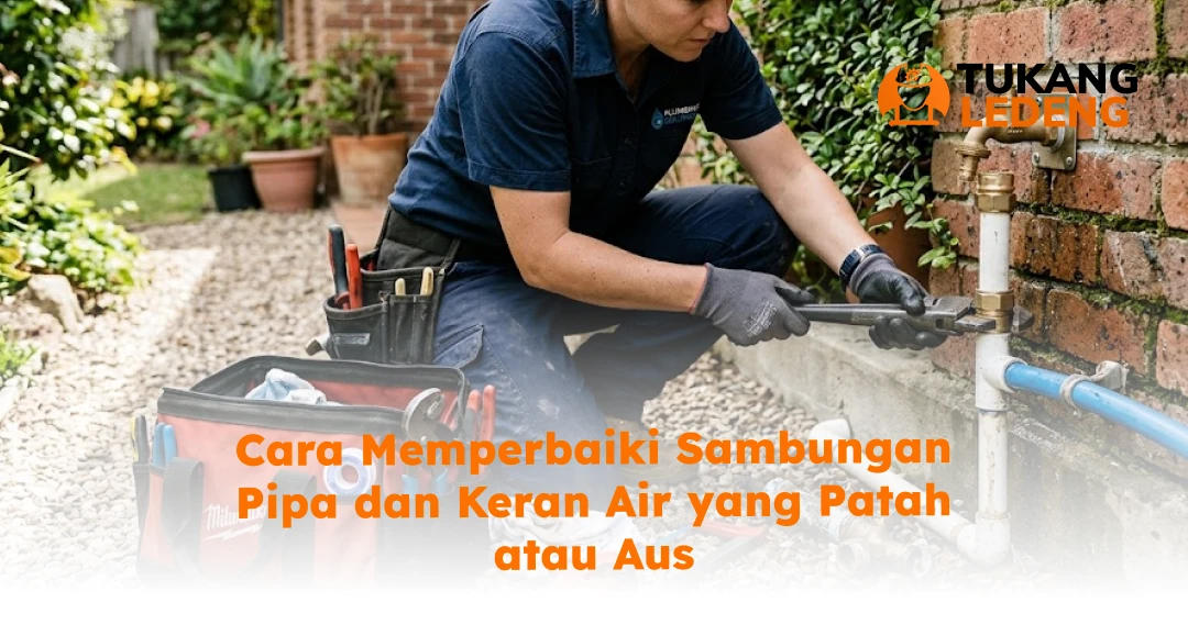 Cara Memperbaiki Sambungan Pipa dan Keran Air yang Patah atau Aus