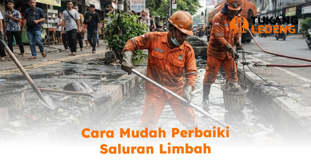Cara Mudah Perbaiki Saluran Limbah