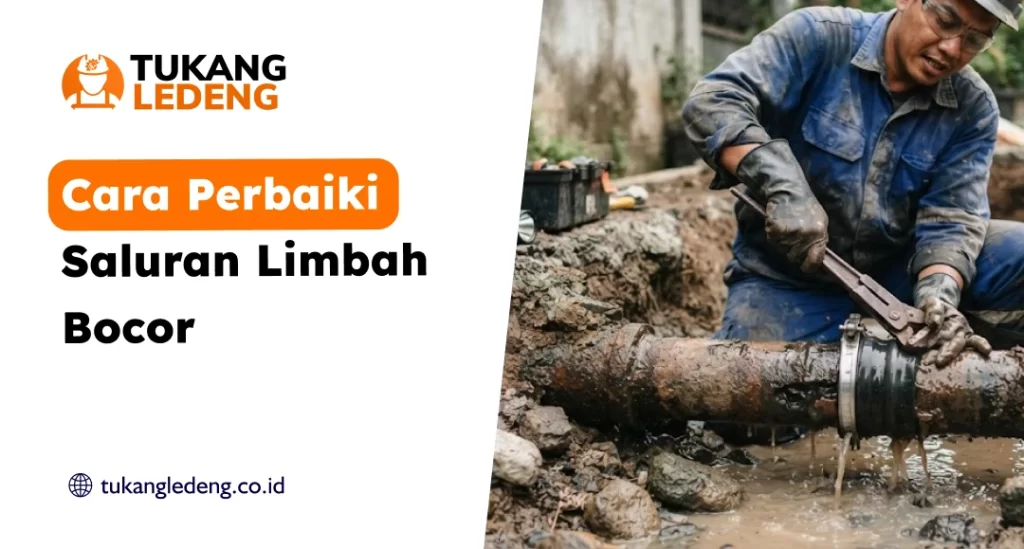 Cara Perbaiki Saluran Limbah Bocor