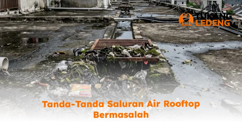 Tanda-Tanda Saluran Air Rooftop Bermasalah