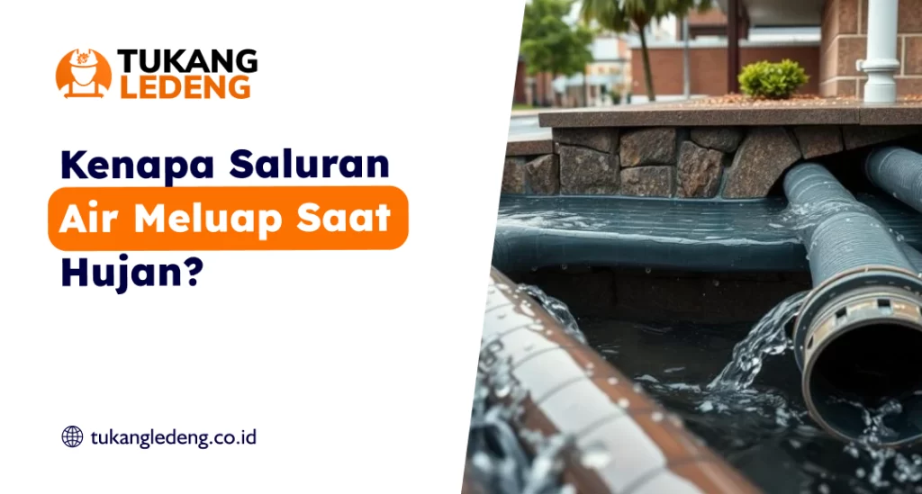 Kenapa Saluran Air Meluap Saat Hujan?