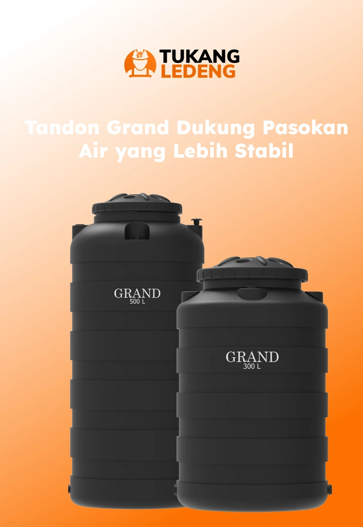 Tandon Grand Dukung Pasokan Air yang Lebih Stabil
