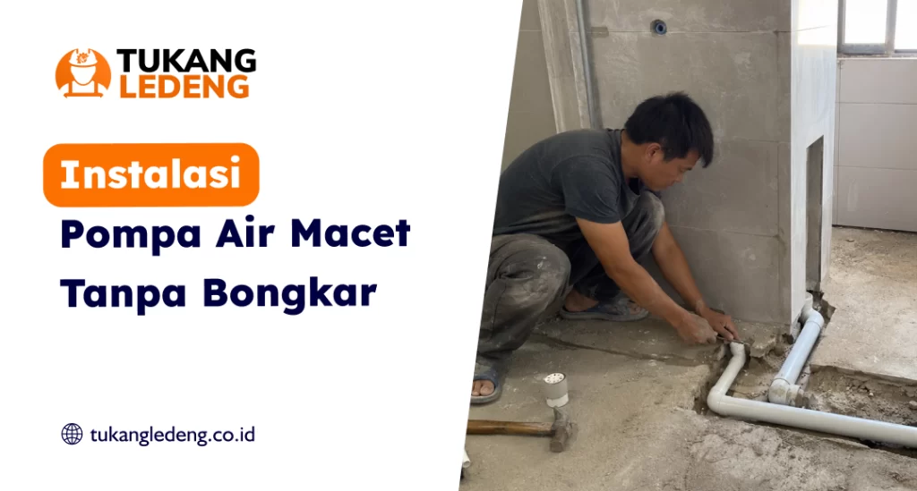 Instalasi Jalur Pembuangan Kamar Mandi
