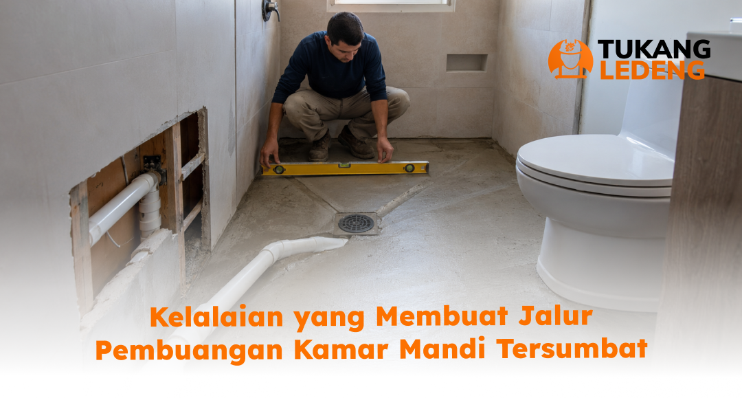 Kelalaian yang Membuat Jalur Pembuangan Kamar Mandi Tersumbat