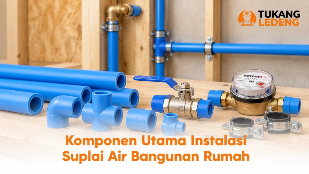 Komponen Utama Instalasi Suplai Air Bangunan Rumah